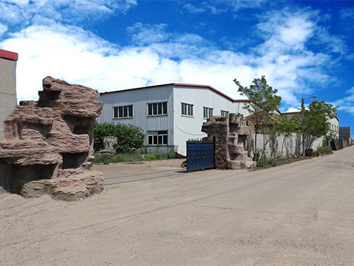 The west gate of the company